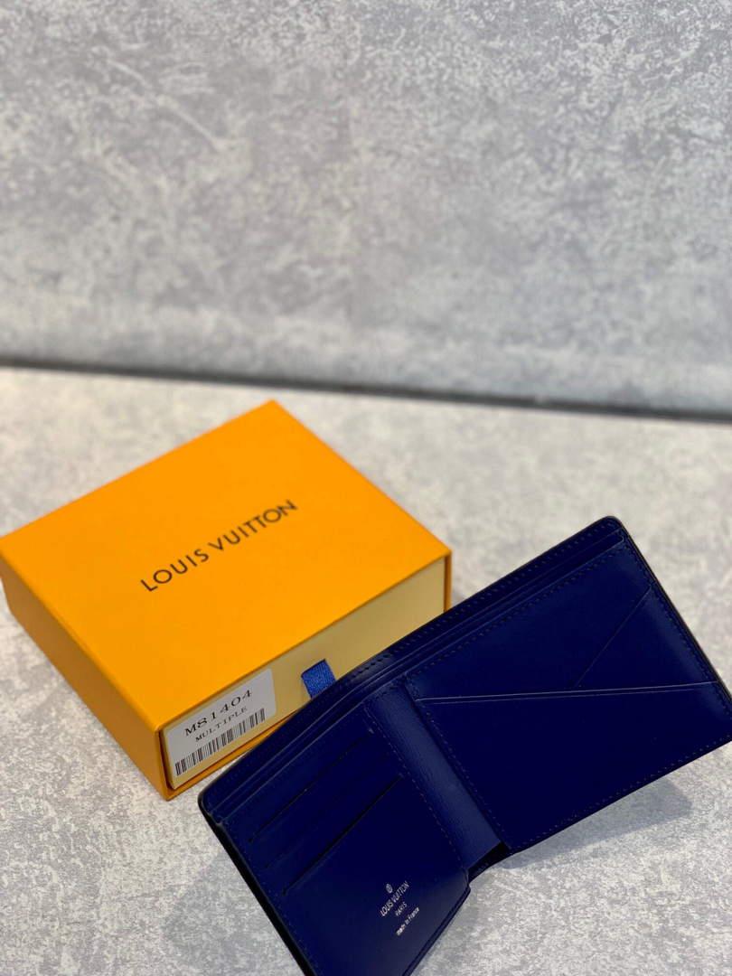 LV M81404 Louis Vuitton slender wallet Blue