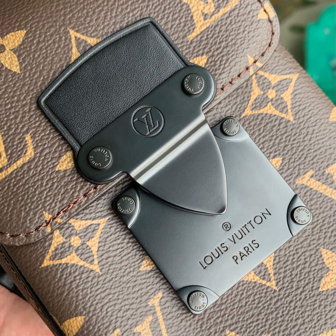 LV M81522 Louis Vuitton S-LOCK Vertical Wearable Wallet black