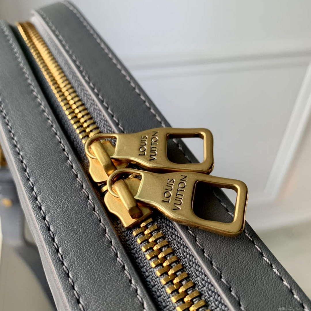 LV M82035 Louis Vuitton Soft Trunk Wearable Wallet Dark Shadow Grey