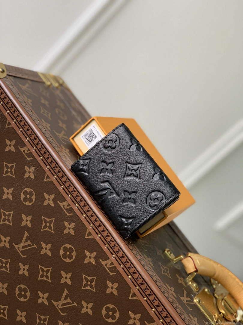 LV M82133 Louis Vuitton Celeste Wallet Black