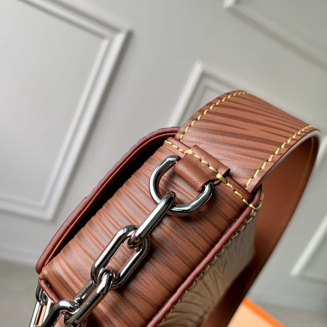 LV M23837 Louis Vuitton Micro Steamer Wallet Brown