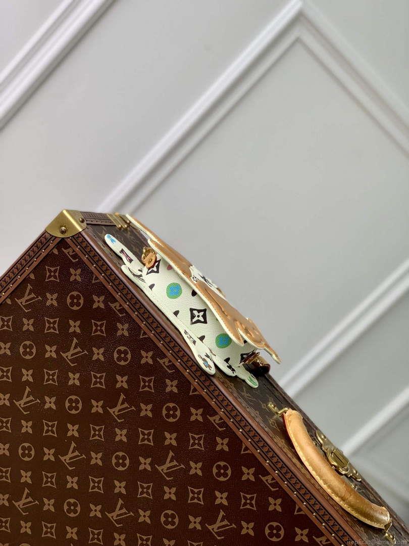 LV M83342 Louis Vuitton Playful Dog On Strap Wearable Wallet White