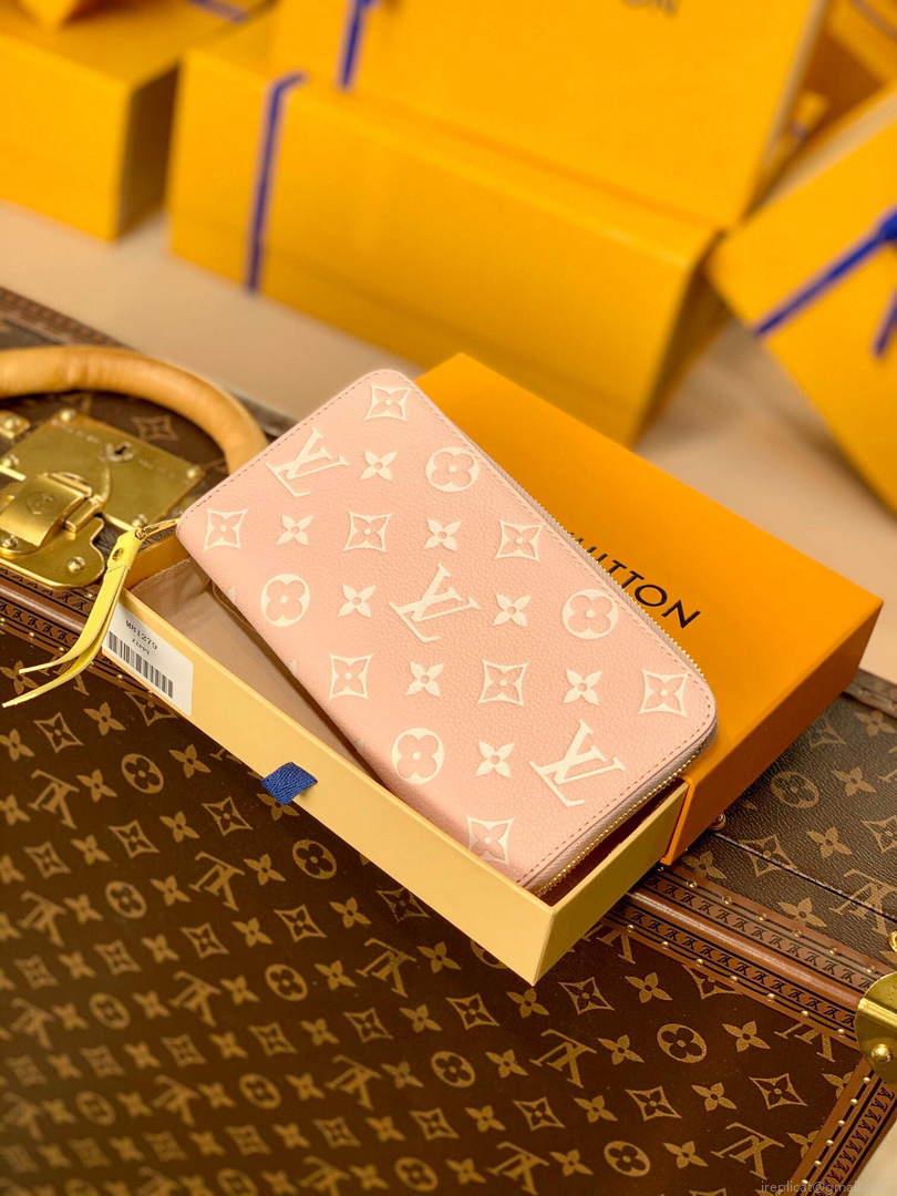 LV M81279 Louis Vuitton Zippy Wallet M81280 Pink