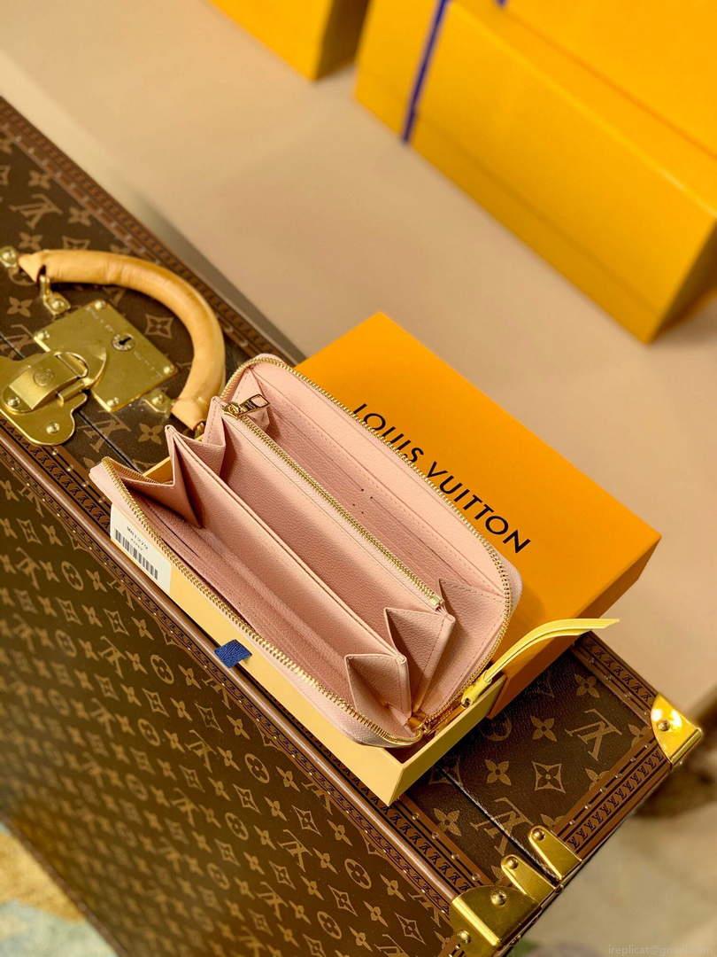LV M81279 Louis Vuitton Zippy Wallet M81280 Pink