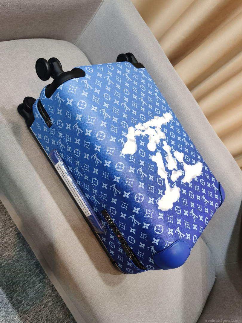 LV M23203 Louis Vuitton Horizon 55 Blue Monogram canvas M23202