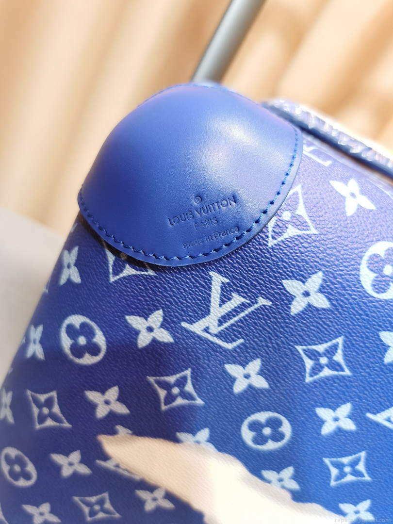 LV M23203 Louis Vuitton Horizon 55 Blue Monogram canvas M23202