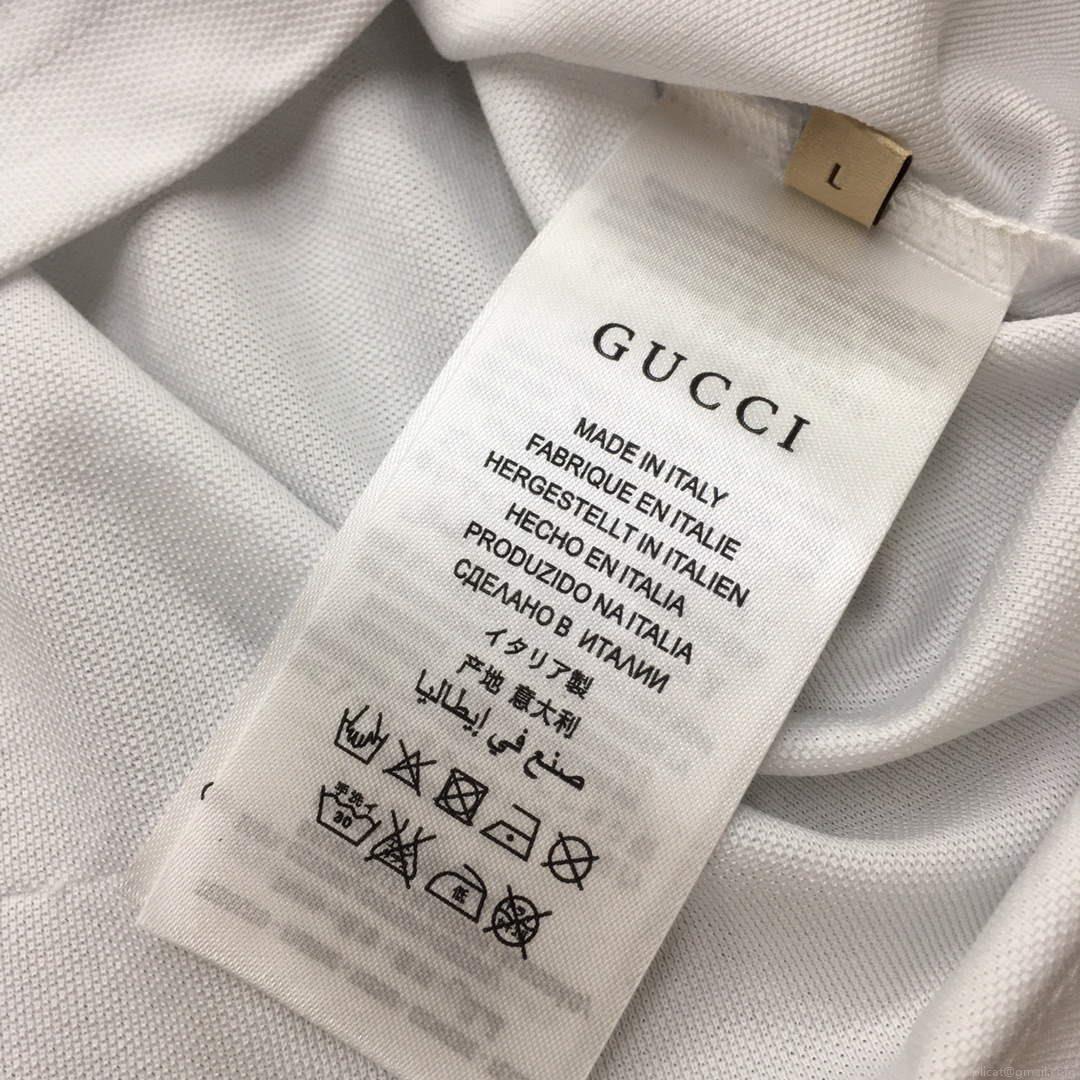 Gucci 737667 Men‘s Cotton piquet polo shirt G66752
