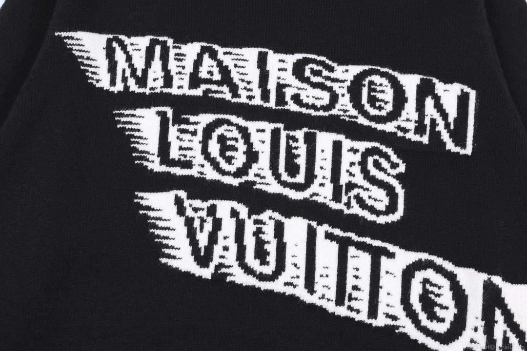LV 1AATYF Men’s Women’s Lvse Embossed Crewneck Sweater L55741