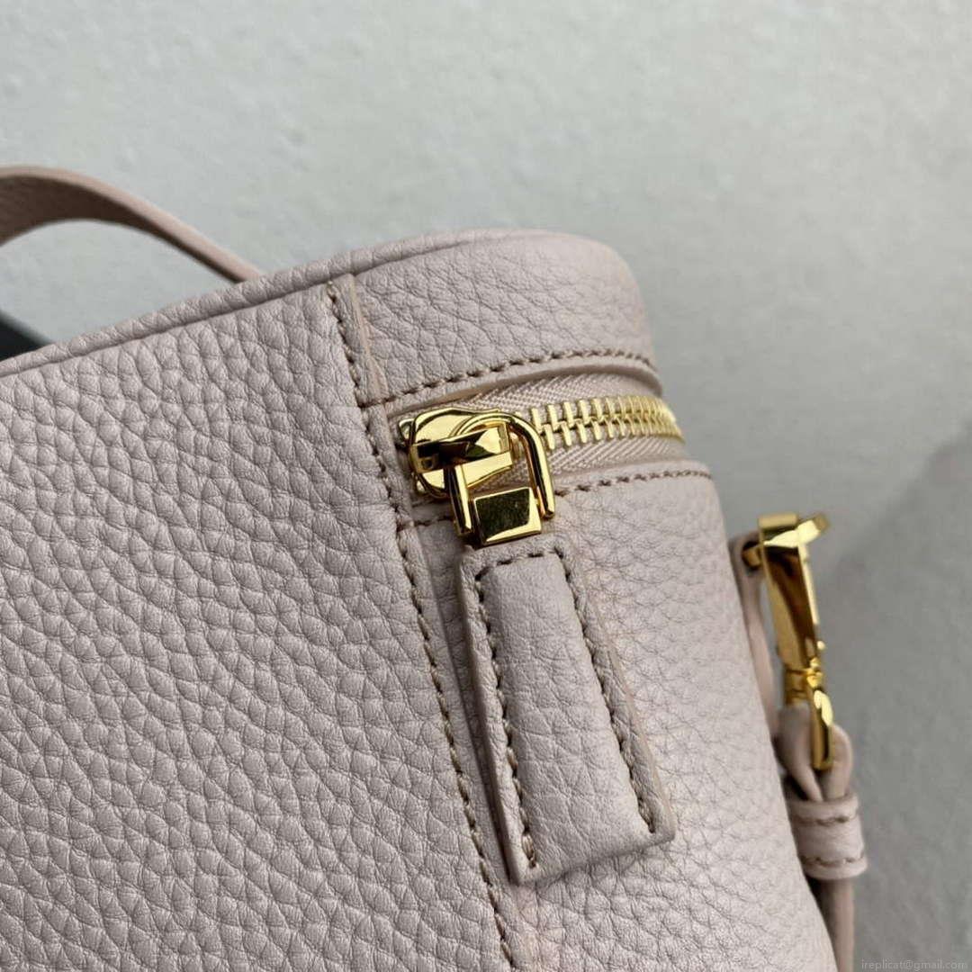 Prada 1BH202 Leather Mini Bag Water Lily