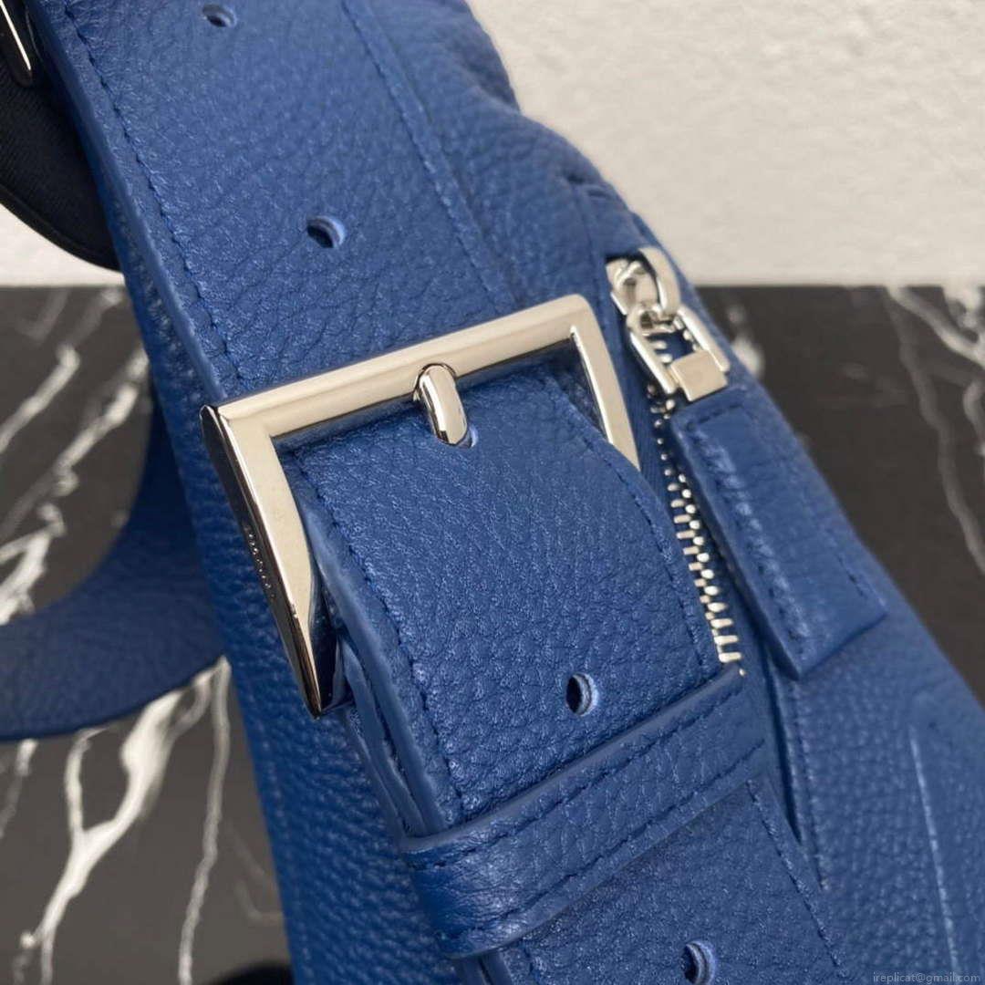 Prada 2VZ098 Prada Cross Leather Bag Blue