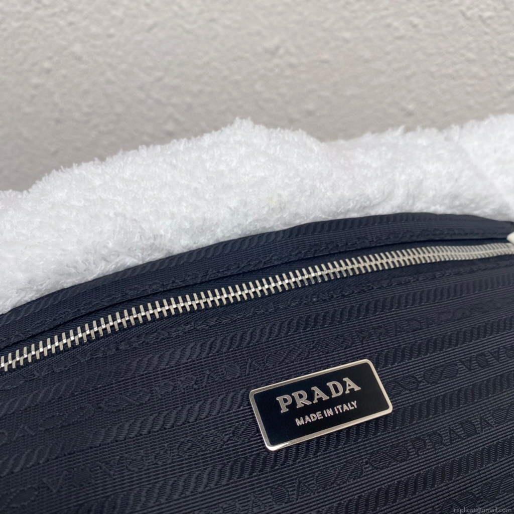 Prada 1BG130 Shearling Tote Shoulder bag White