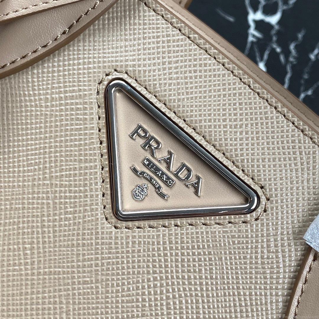 Prada 1BA269 Small Prada Kristen Saffiano bag Gray