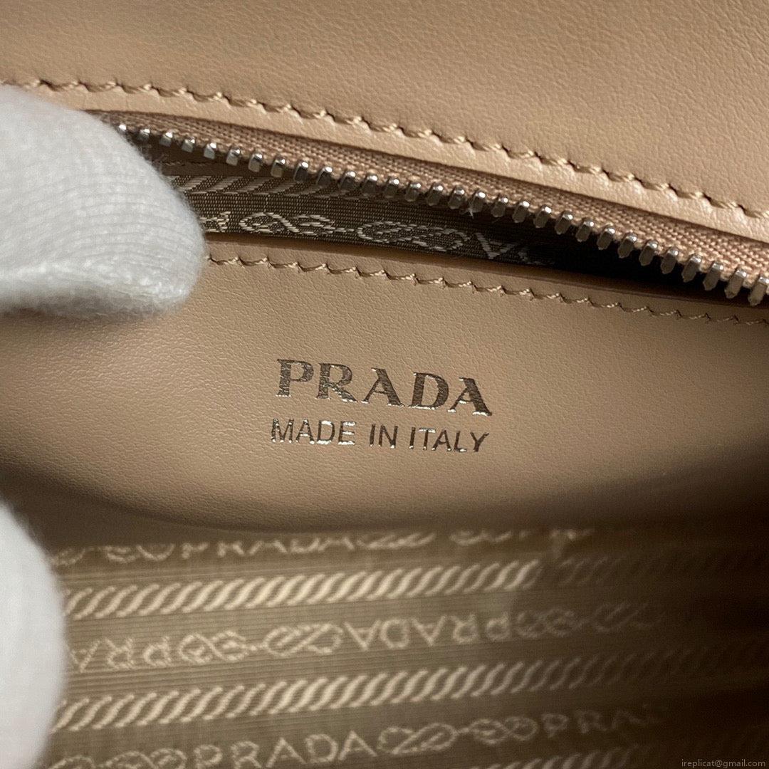 Prada 1BA269 Small Prada Kristen Saffiano bag Gray