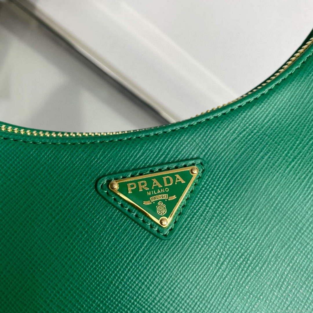 Prada 1BC204 Saffiano Leather Mini-Bag Green
