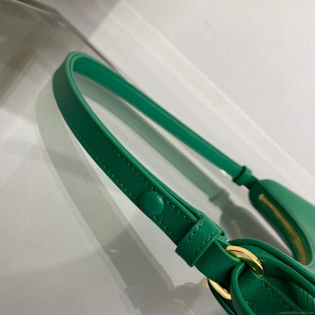 Prada 1BC204 Saffiano Leather Mini-Bag Green