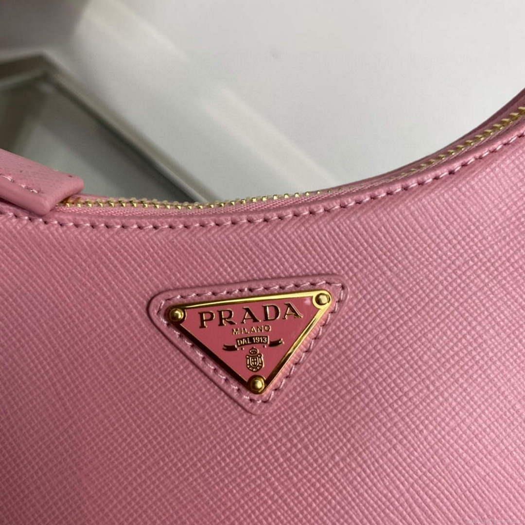 Prada 1BC204 Saffiano Leather Mini-Bag Pink