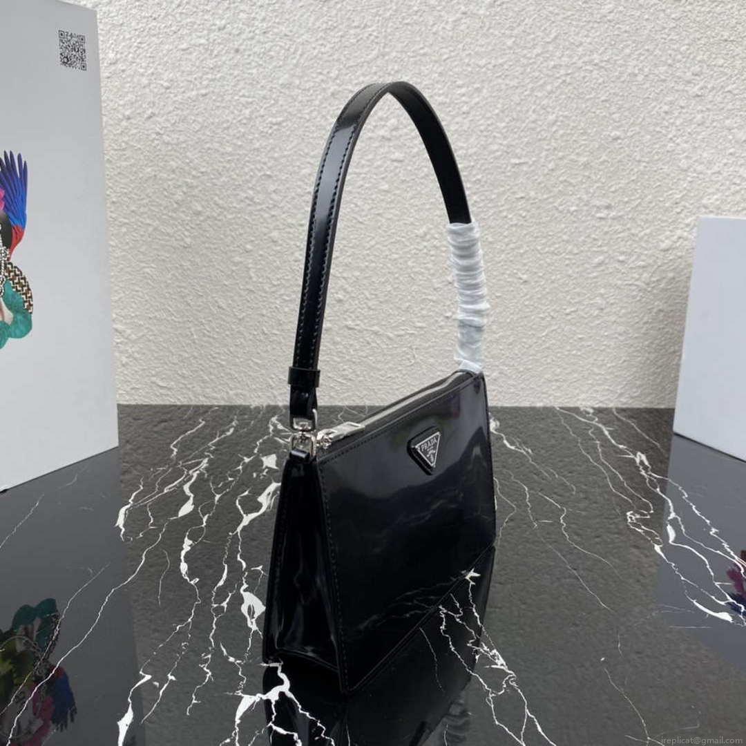 Prada 1BC155 Saffiano leather mini bag Black