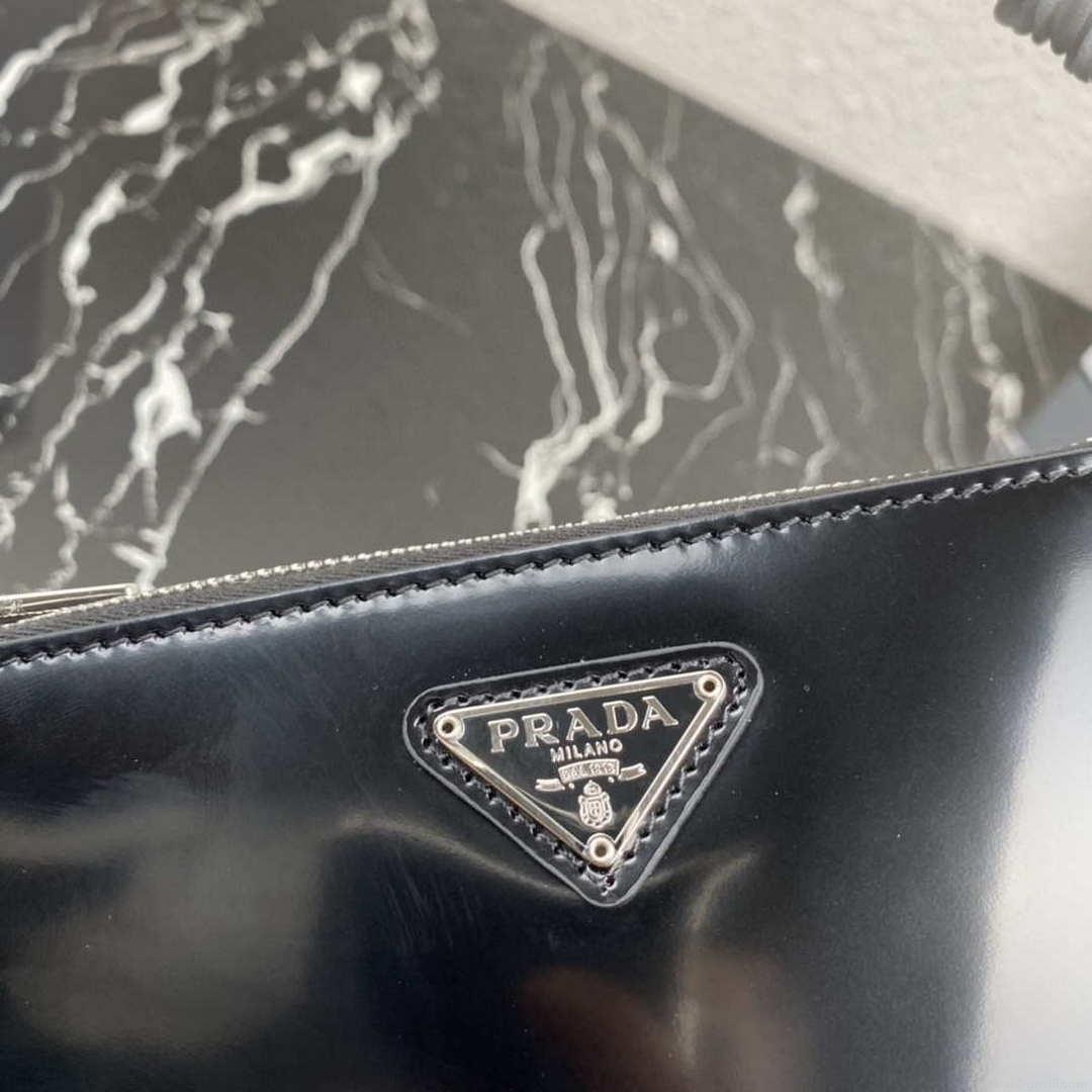 Prada 1BC155 Saffiano leather mini bag Black