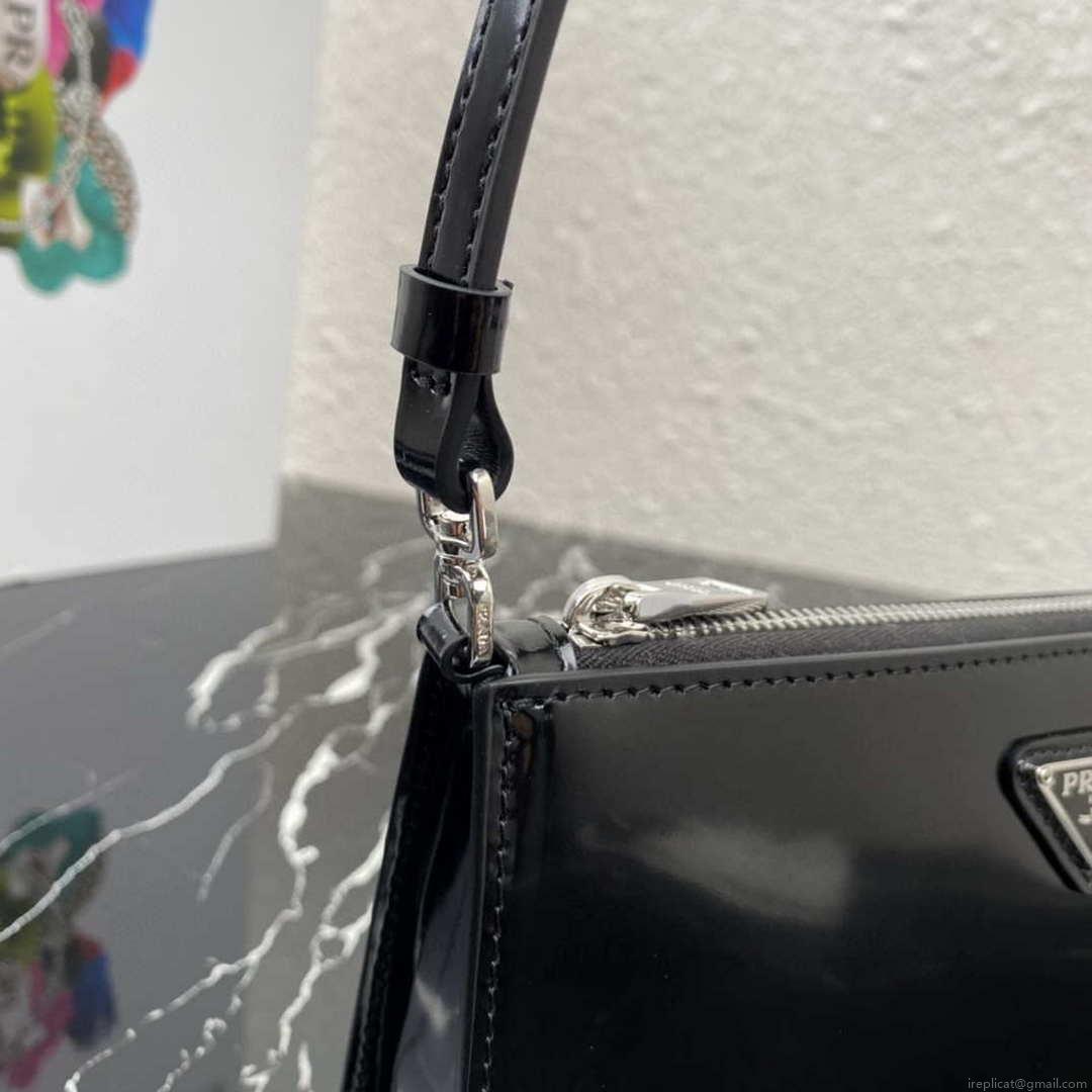 Prada 1BC155 Saffiano leather mini bag Black