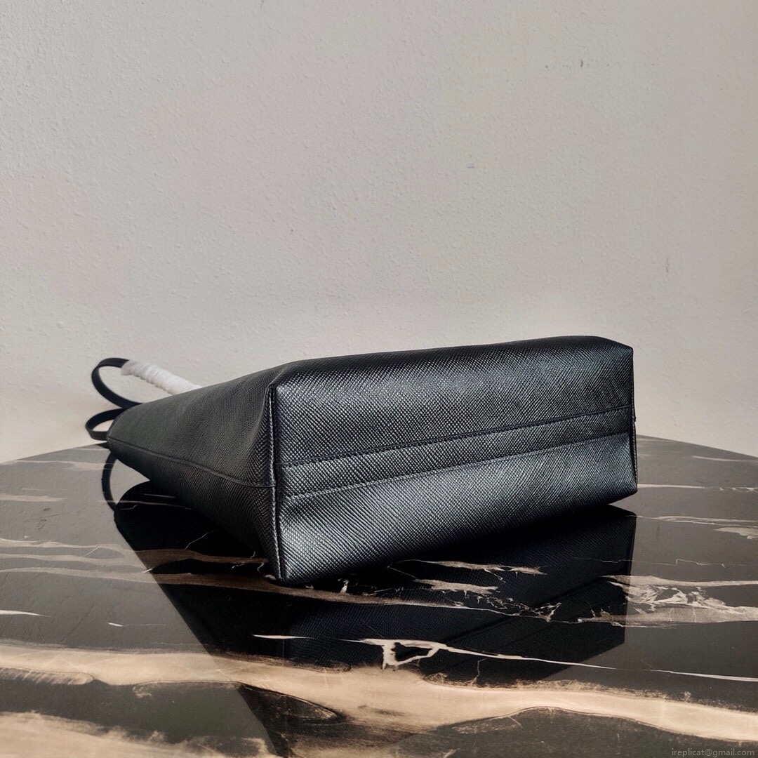 Prada Saffiano Leather 1BG342 Tote Black