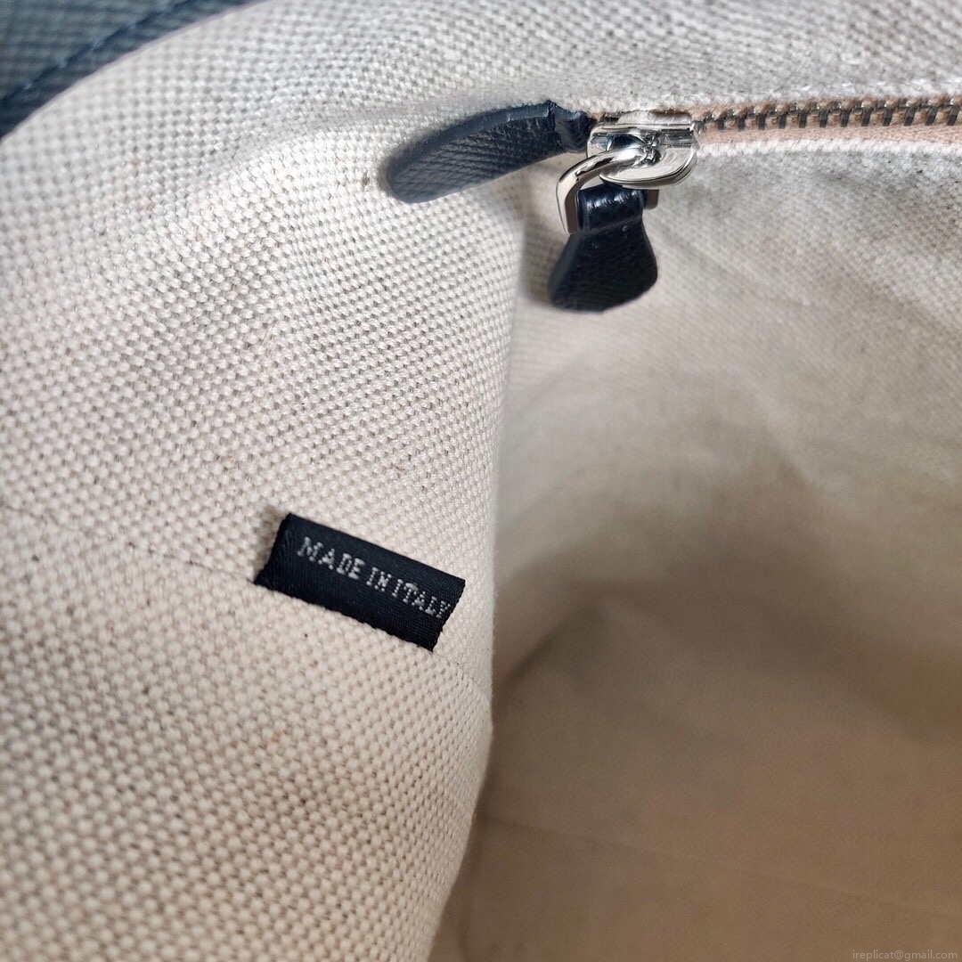 Prada Saffiano Leather 1BG342 Tote Black