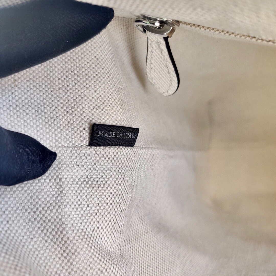 Prada Saffiano Leather 1BG342 Tote White