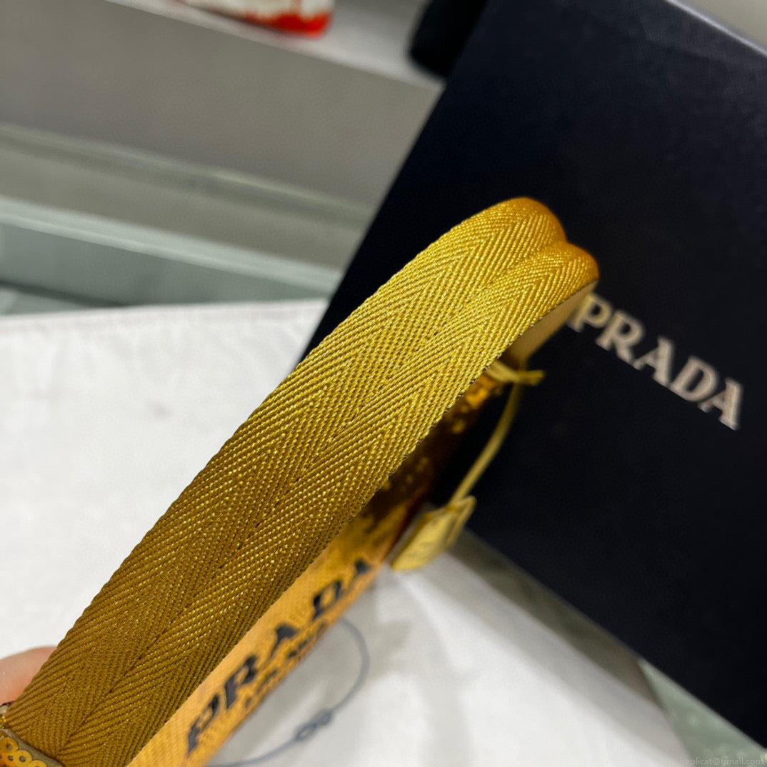 Prada 1NE515 Re-Edition 2000 sequined Re-Nylon mini-bag Gold