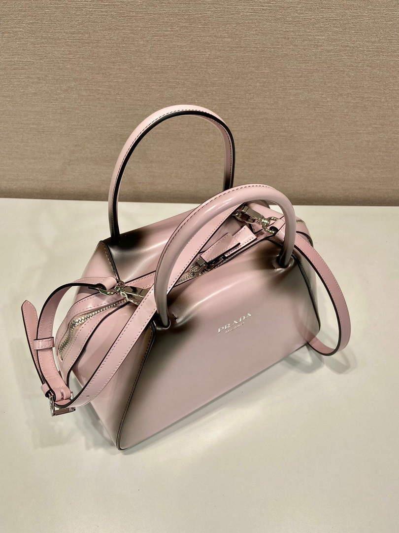 Prada 1BA366 Small brushed leather Prada Supernova handbag Alabaster S