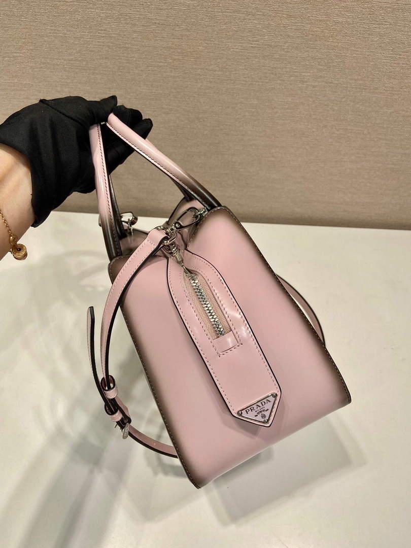 Prada 1BA366 Small brushed leather Prada Supernova handbag Alabaster S