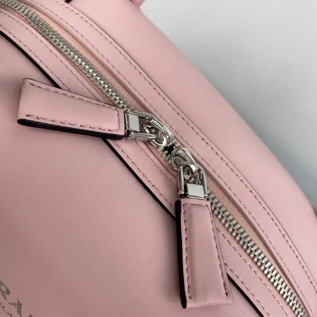 Prada 1BA365 Medium leather handbag Alabaster Pink