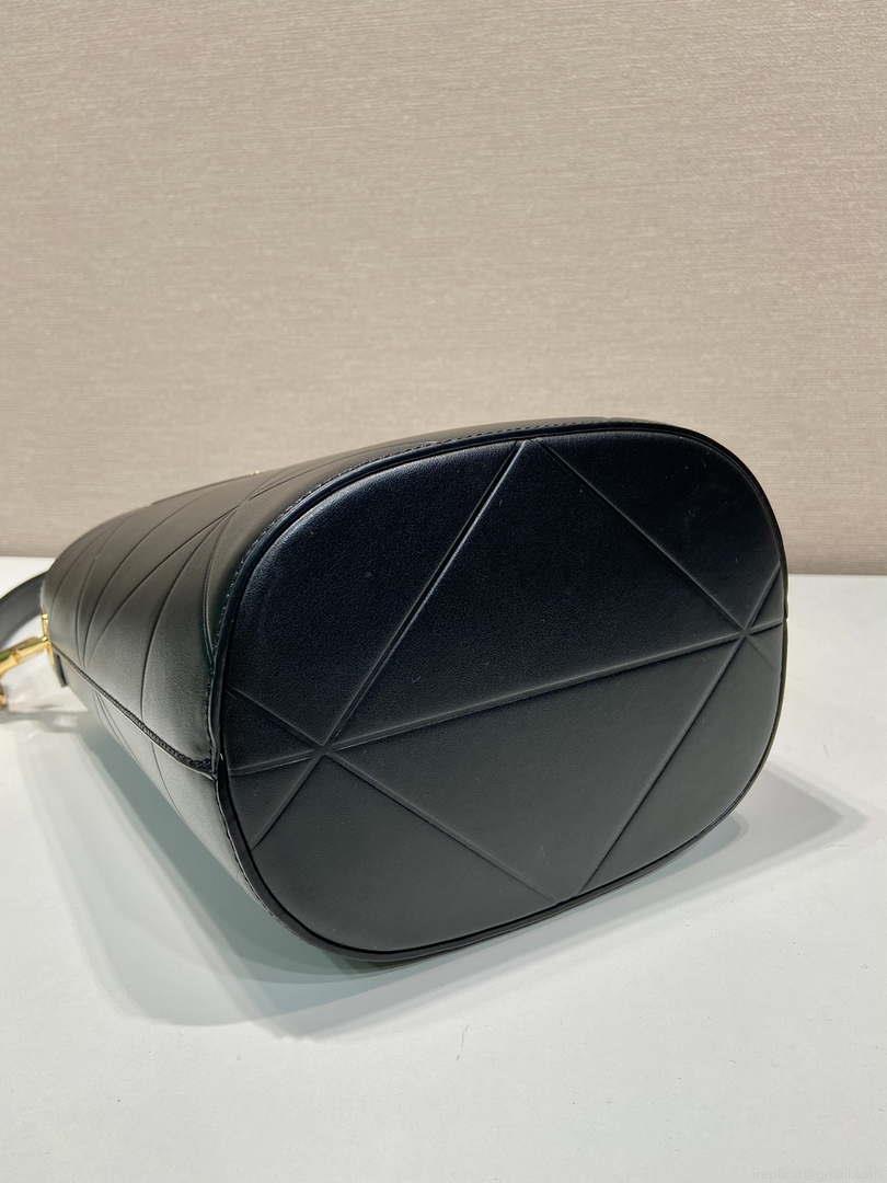 Prada 1BA380 Small Saffiano Leather Prada Bucket Bag
