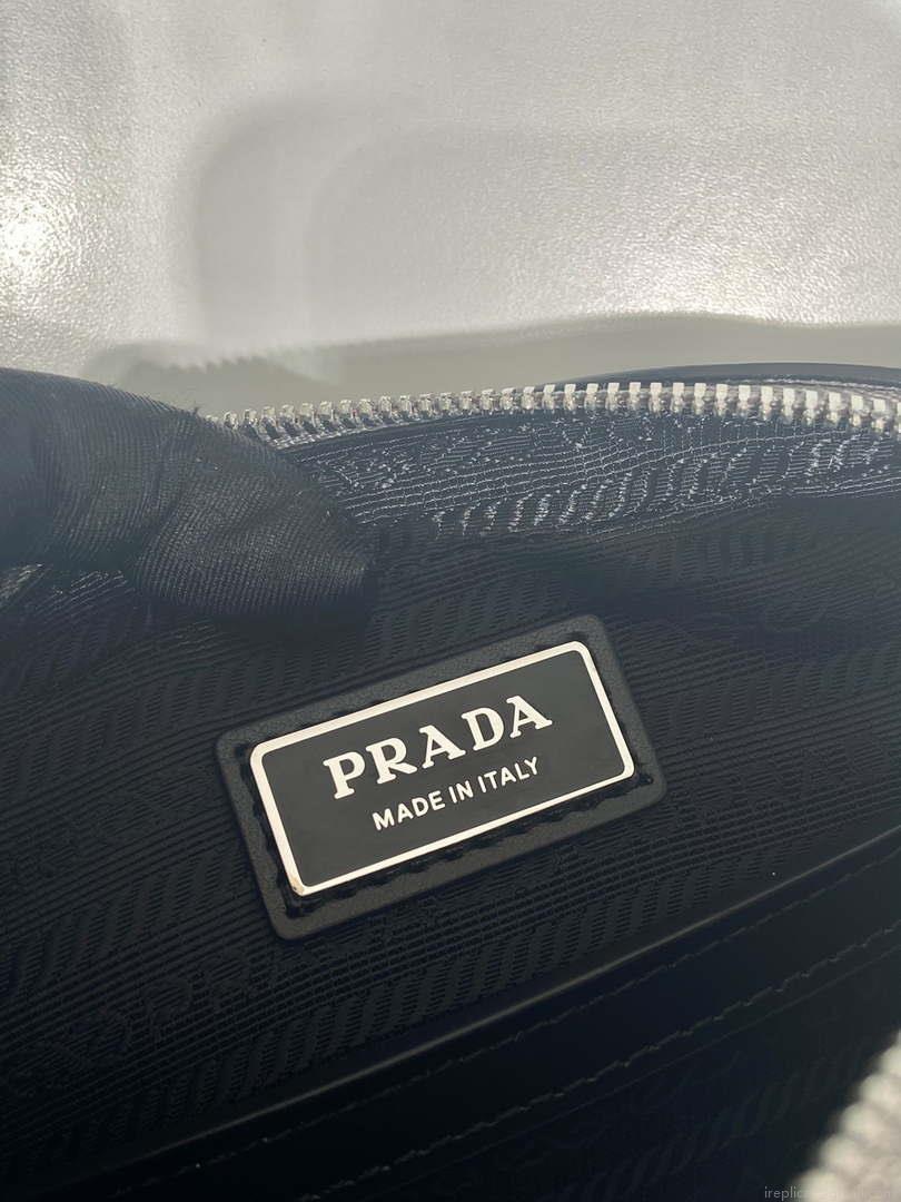 Prada 2VH170 Saffiano leather shoulder bag Gray