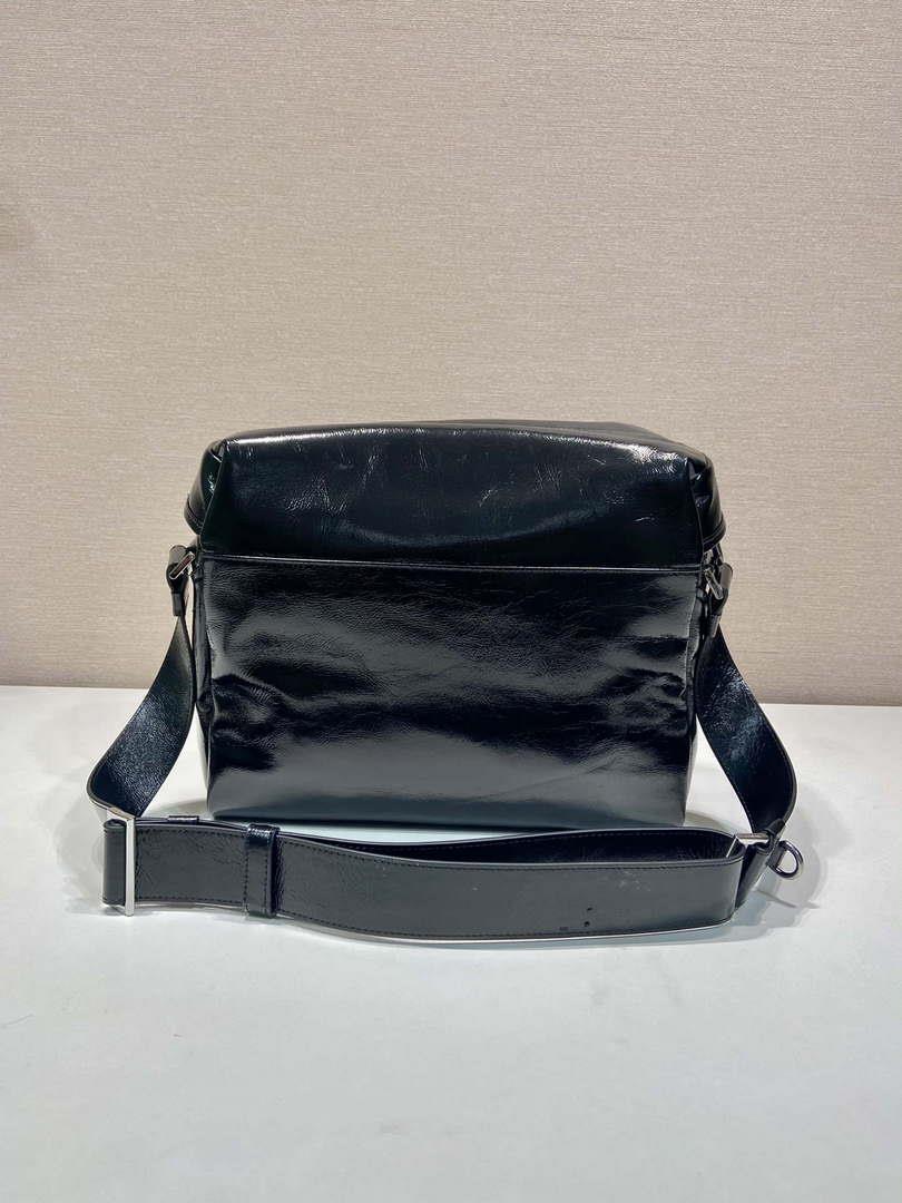 Prada 2VD062 Leather shoulder bag Black