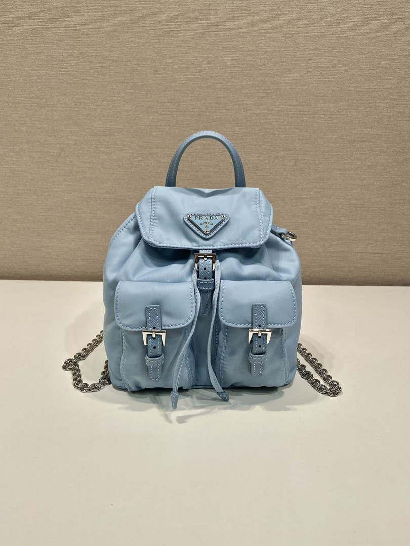 Prada 1BH029 Re-Nylon mini backpack Blue