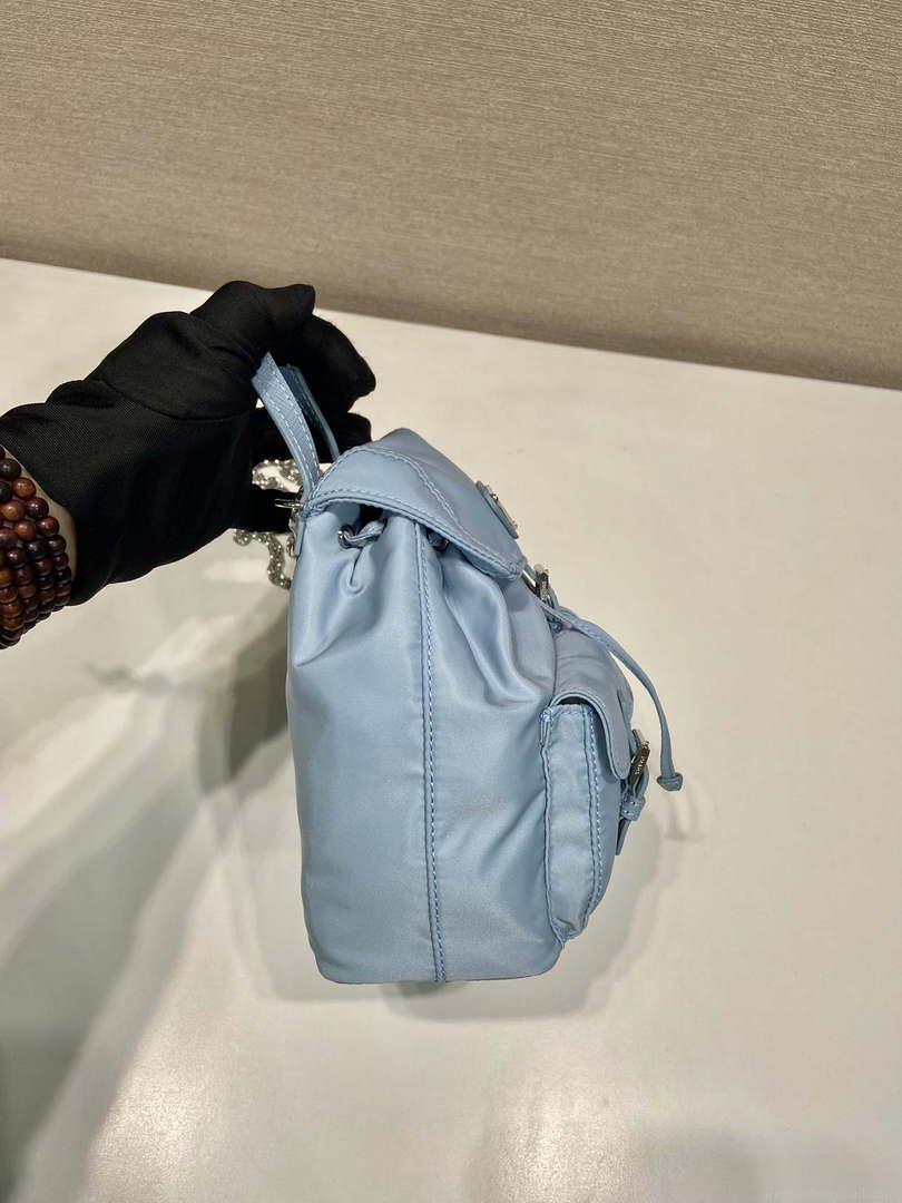 Prada 1BH029 Re-Nylon mini backpack Blue