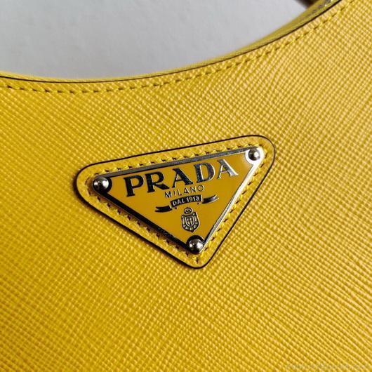 Prada 1BH204 Prada Re-Edition 2005 Saffiano leather Bag in Yellow