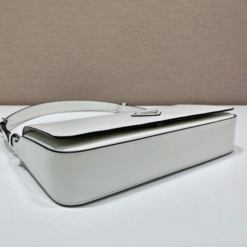 Prada 1BD323 Brushed leather Prada Femme bag White