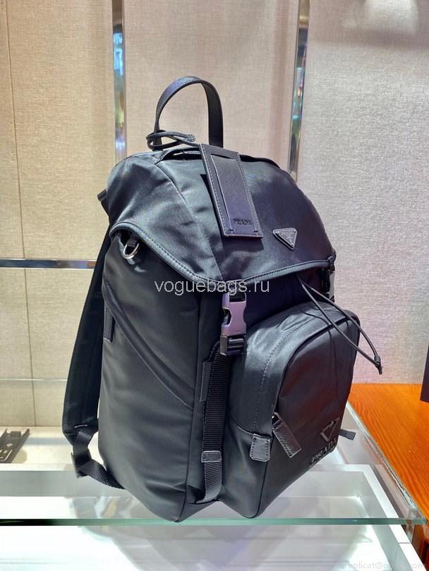 Prada 2VZ135 Nylon Backpack In Black Bag