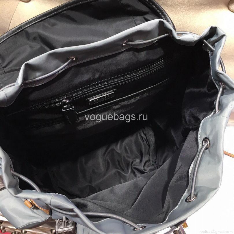 Prada 2VZ074 Nylon Backpack Bag in Gray
