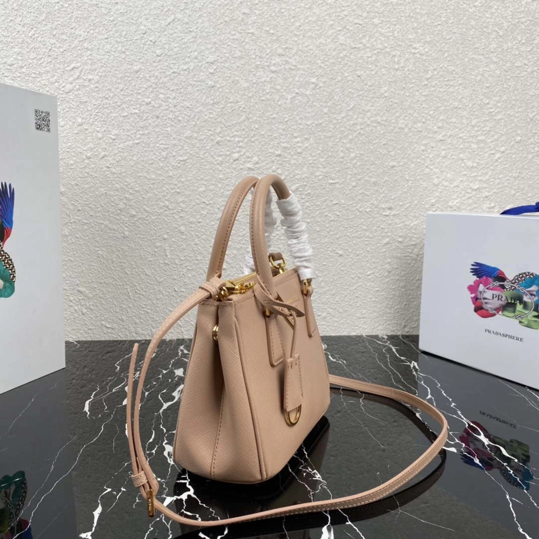Prada 1BA906 Prada Galleria Saffiano leather mini-bag Light Pink