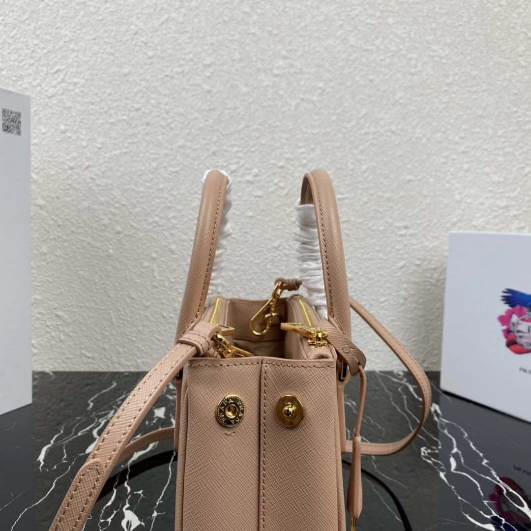 Prada 1BA906 Prada Galleria Saffiano leather mini-bag Light Pink