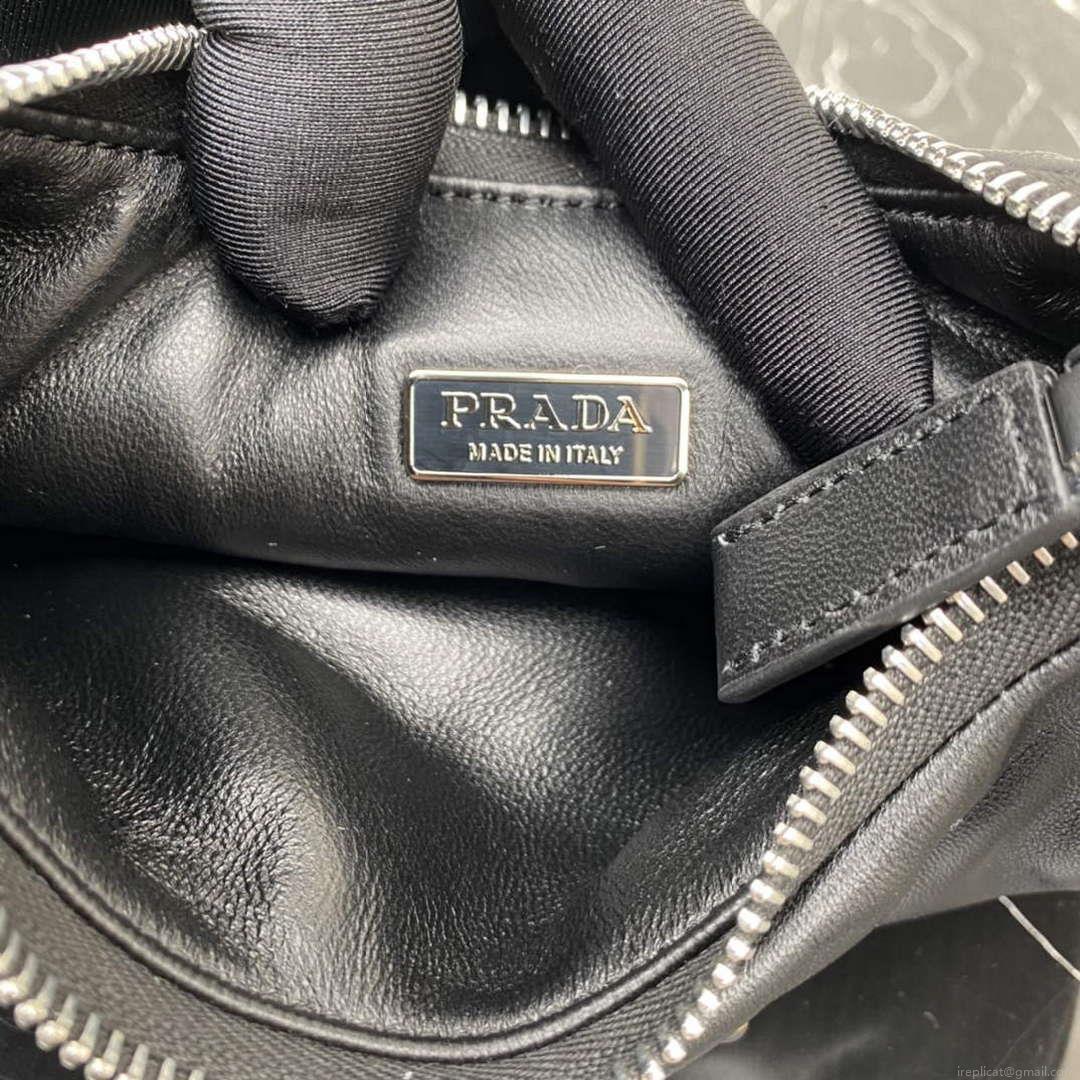 Prada 1BA384 Prada Soft Padded Nappa Leather Mini Bag Black