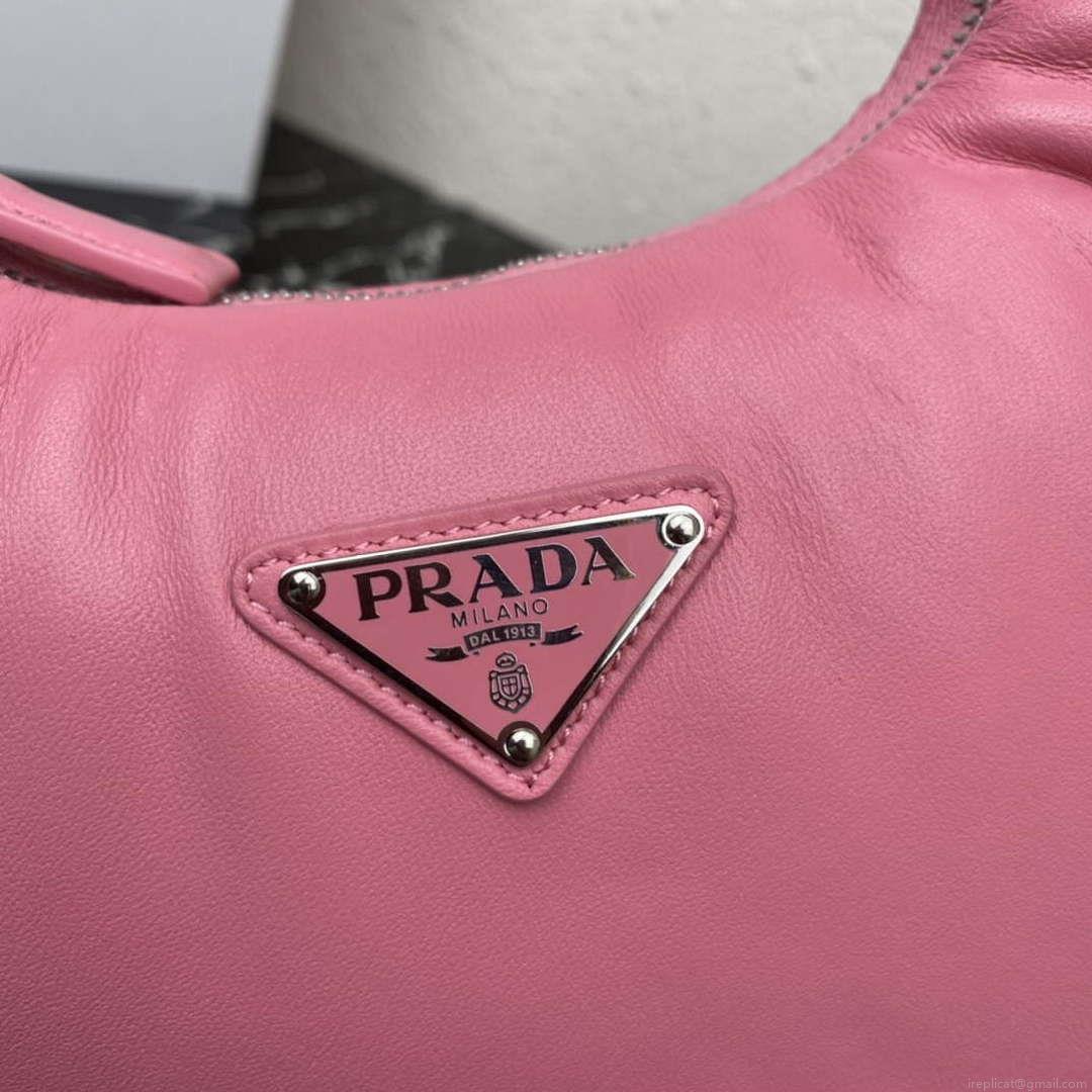 Prada 1BA384 Prada Soft Padded Nappa Leather Mini Bag Pink