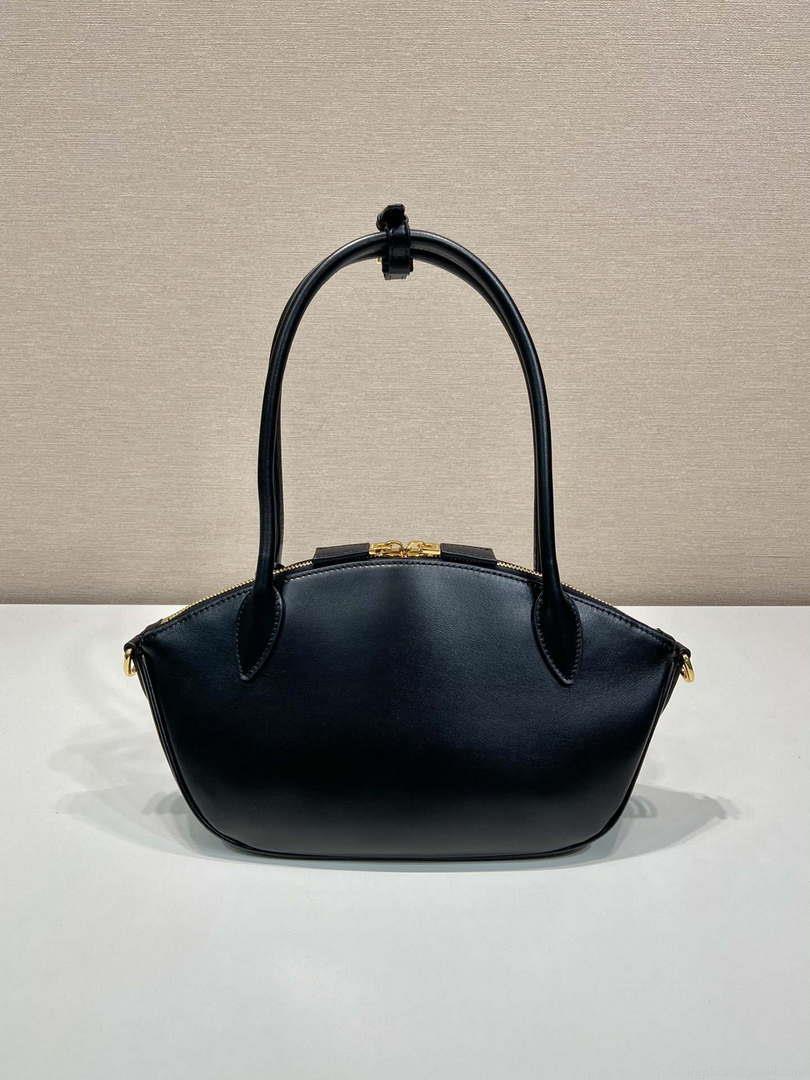 Prada 1BA427 Small leather handbag Black