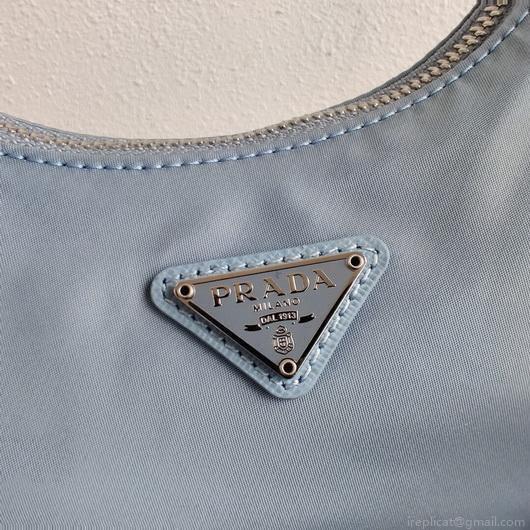 Prada 1BH204 Prada Re-Edition 2005 Nylon Bag Light Blue