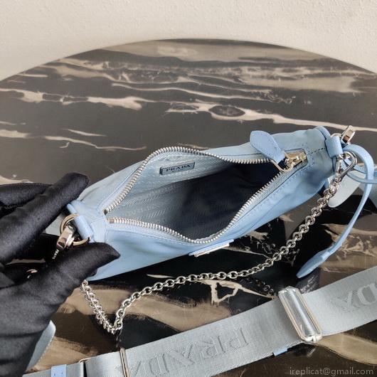 Prada 1BH204 Prada Re-Edition 2005 Nylon Bag Light Blue