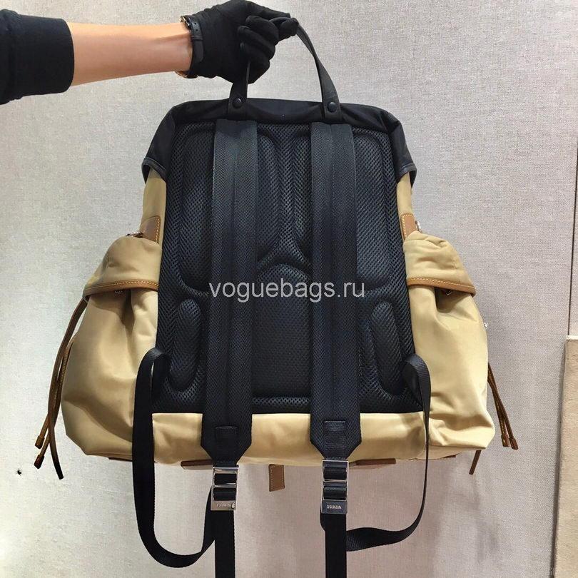 Prada 2VZ074 Nylon Backpack Bag in Brown
