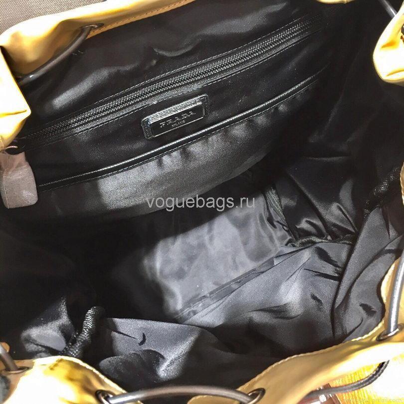 Prada 2VZ074 Nylon Backpack Bag in Brown