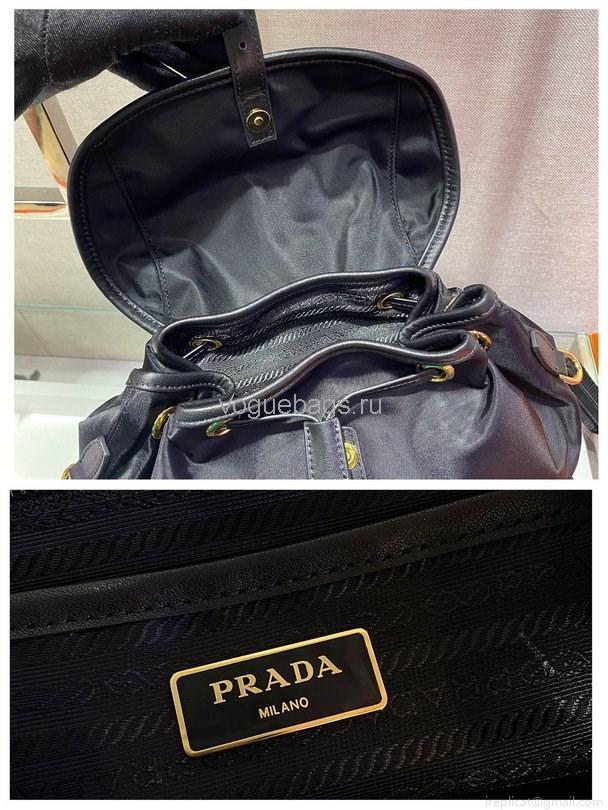 Prada Robot Fabric Backpack 1BZ677 In Black