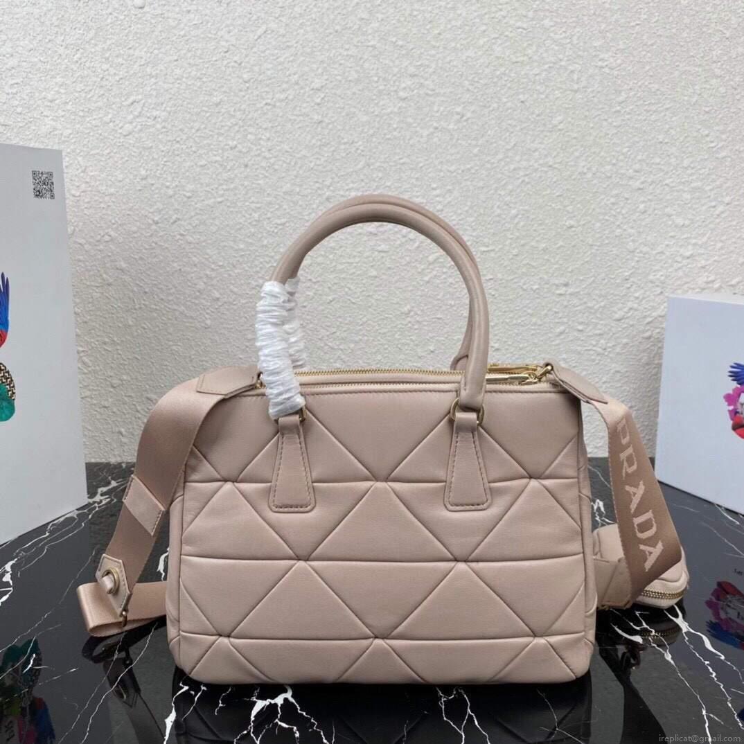 Prada Small Prada Galleria Saffiano Leather bag 1BA863 Apricot